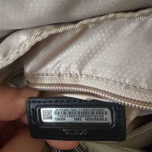 TUMI VOYAGEUR Bethauy Backpack Ladies Business Travel Black Outlet - Picture 5 of 5